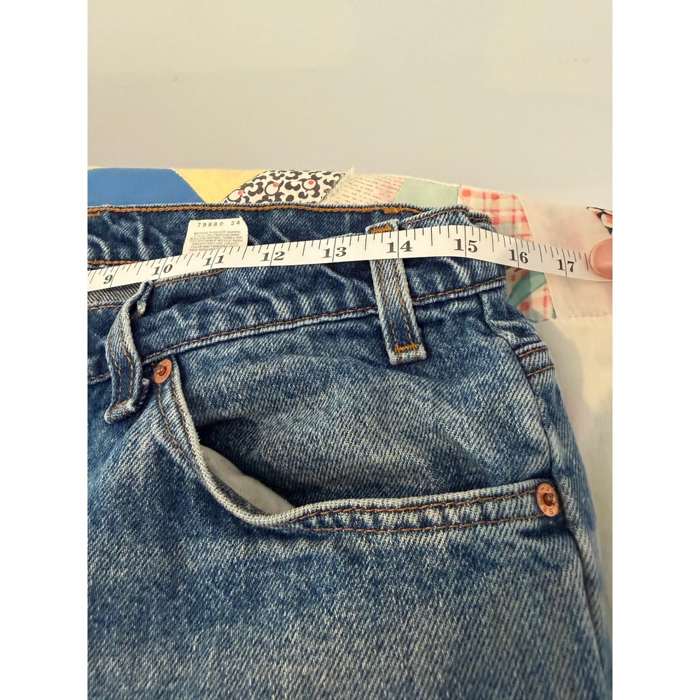 Vintage 90s Levis 505 Orange Tab Jeans Mens 34x31 Made in USA Straight Leg Denim - Picture 10 of 13